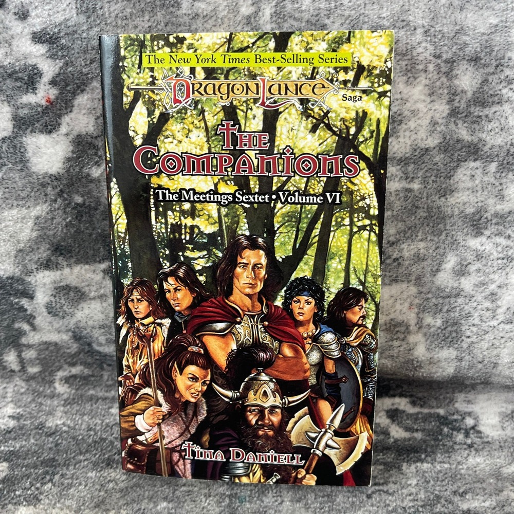 Vtg Dragonlance TSR The Companions Vol VI Tina Daniell 1993 Fantasy‎ Book DnD
